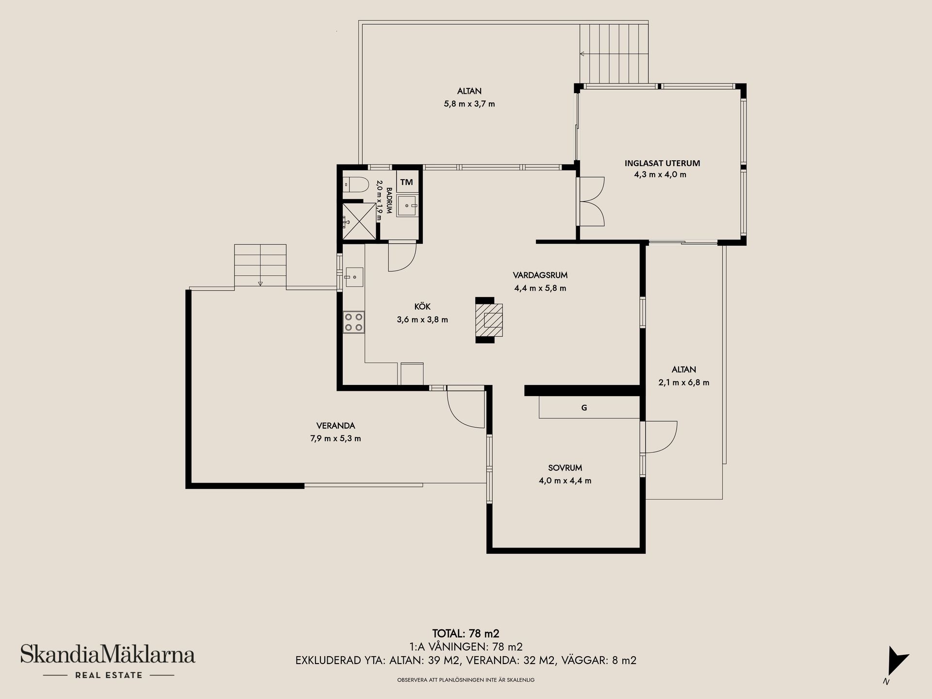 Villa, Seglarstigen 21, Simsjön, Skövde