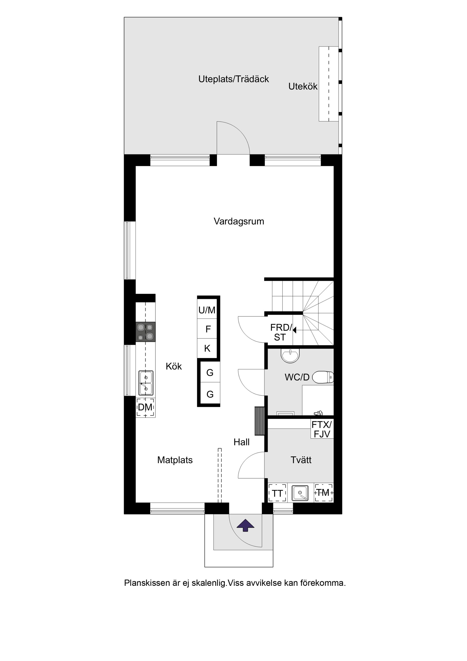 Radhus, Honungsvägen 20, Ranagård, Halmstad