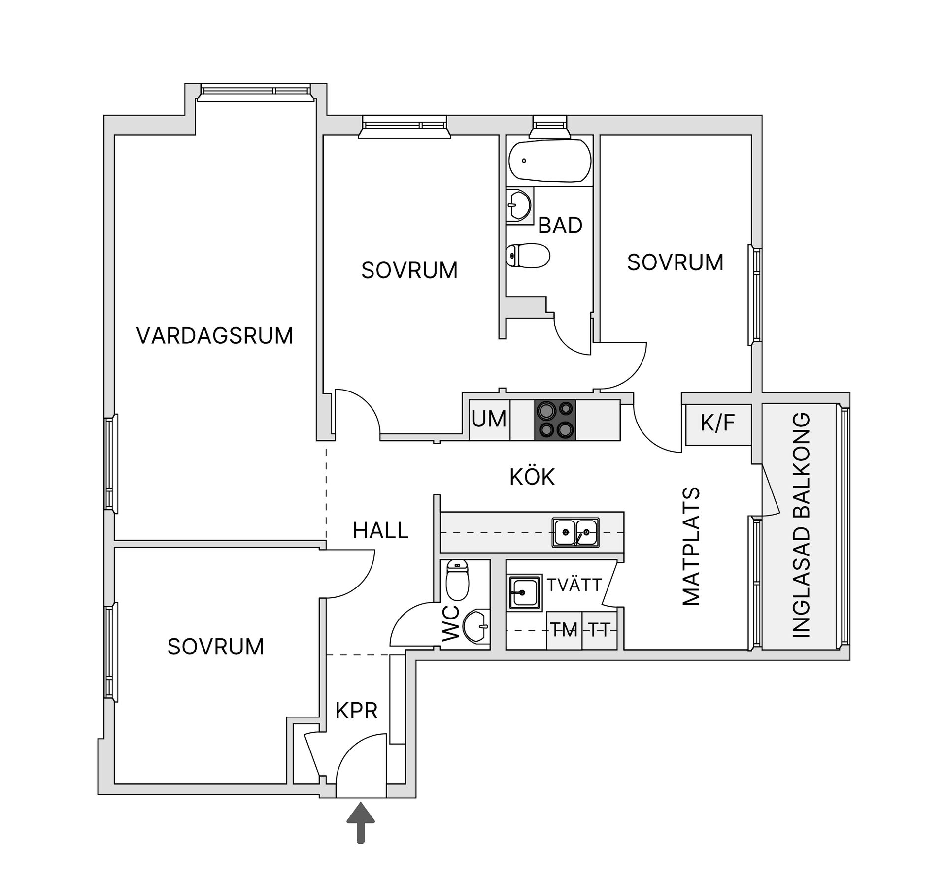 Bostadsrätt, Skyttevägen 5, Gustavsberg Lugnet, Värmdö