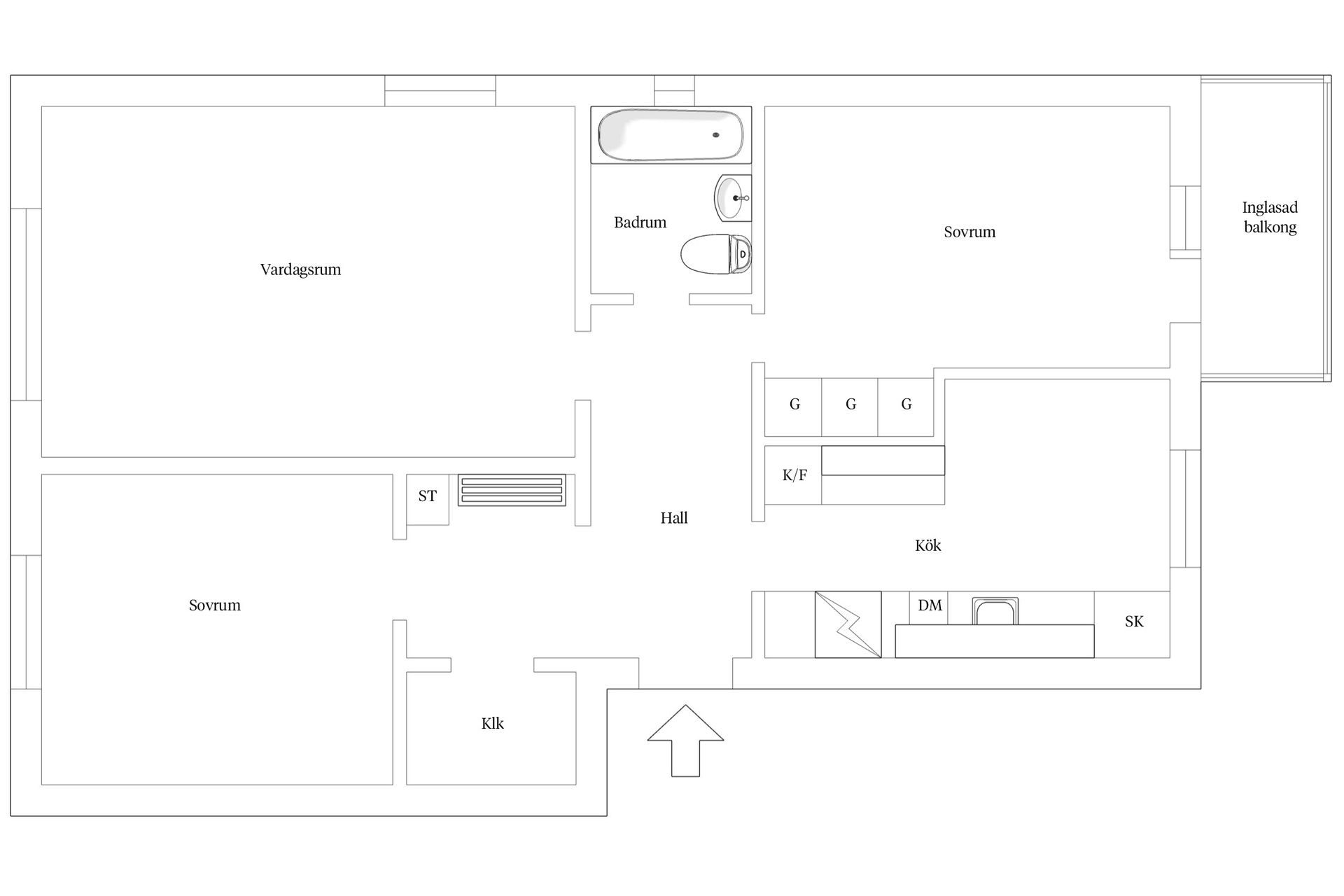 Bostadsrätt, Backgatan 54B, Simrishamn