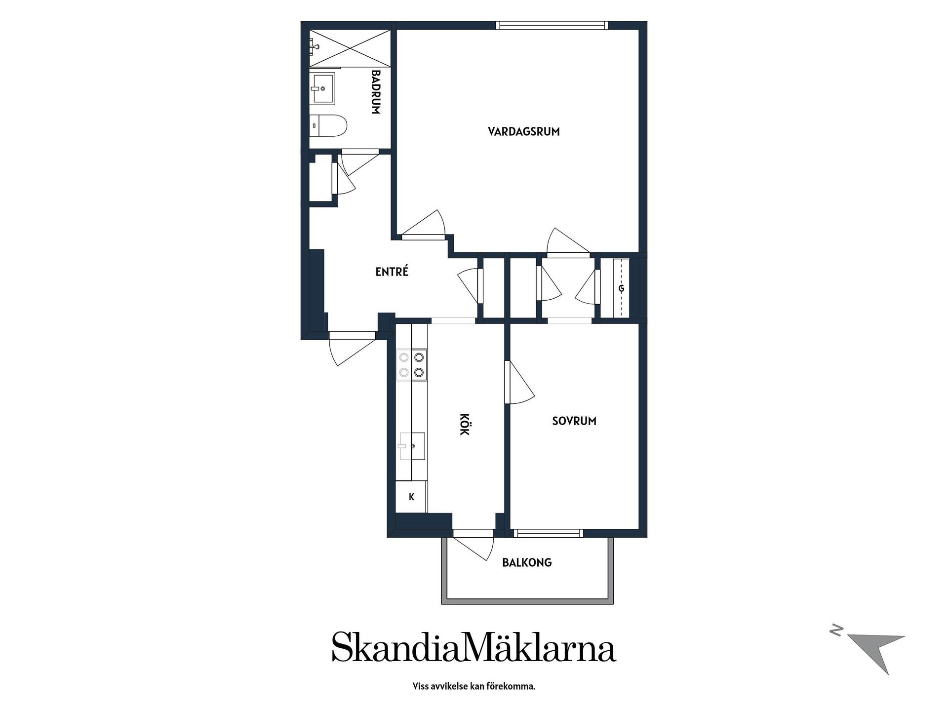 Bostadsrätt, Kristinavägen 10B, Centralt, Strängnäs