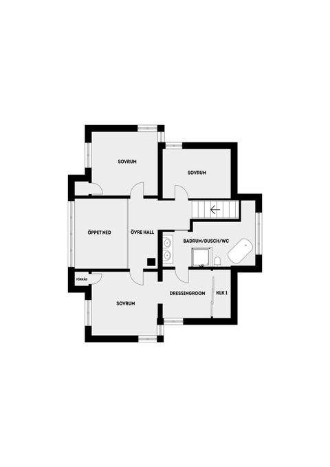 Villa, Pilfinksvägen 17, Näsbypark, Täby