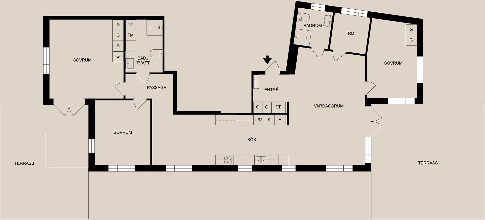 Bostadsrätt, Norra Promenaden 124, Norr, Folkparken, Norrköping