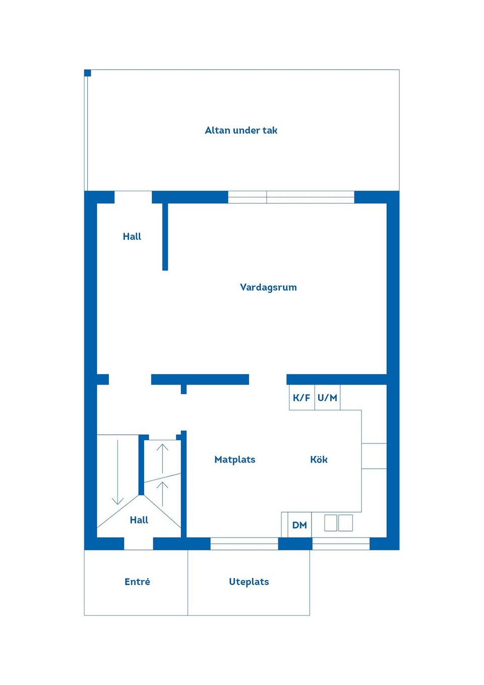 Radhus, Löjtnantsvägen 9D, Olsbacka, Gävle