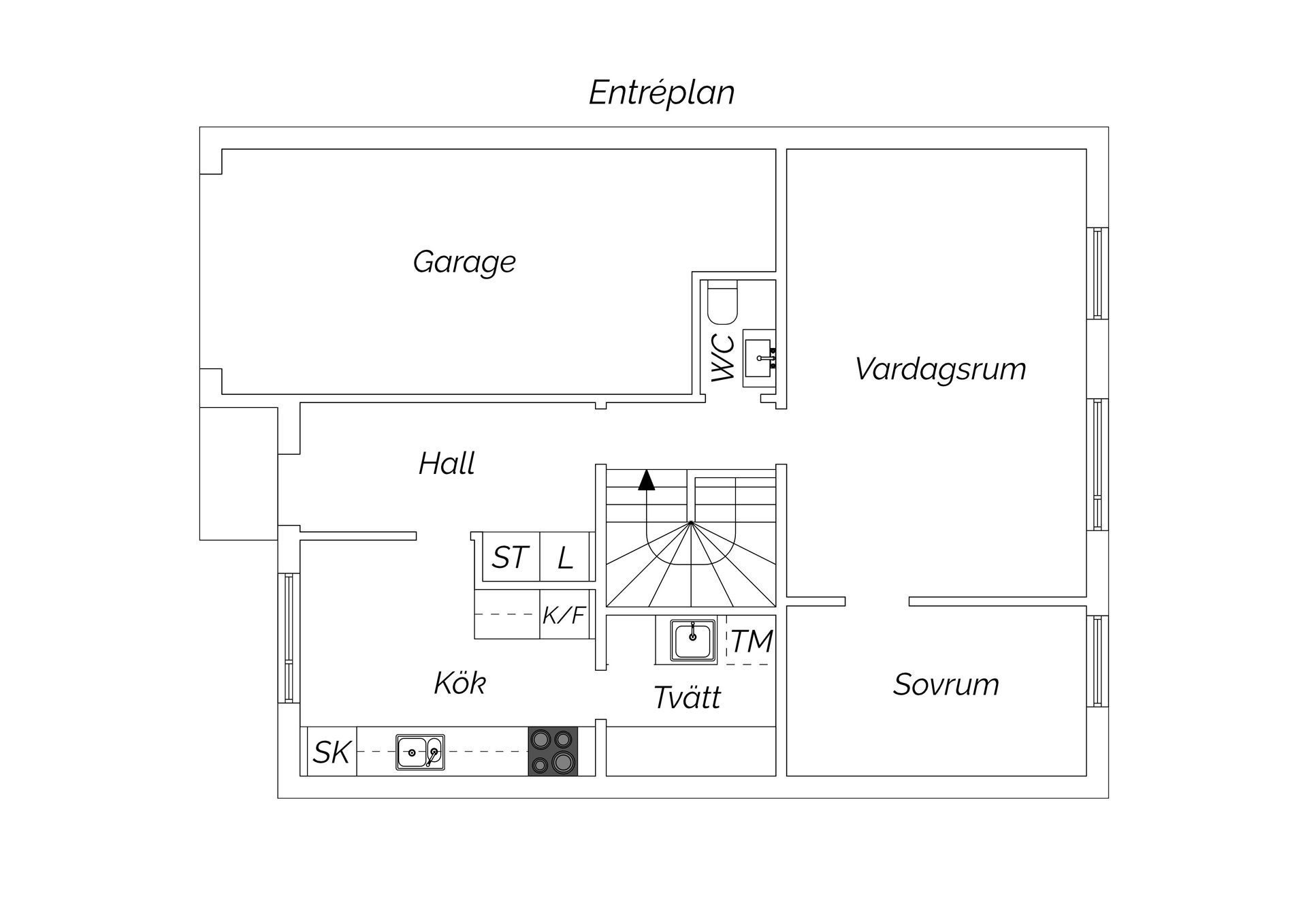 Radhus, Spjutgatan 20, Murberget, Härnösand