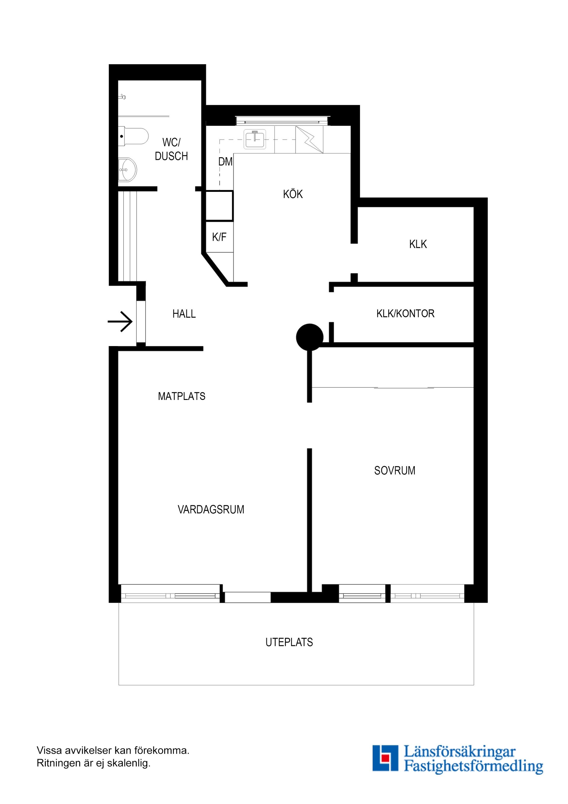 Bostadsrätt, Kruthornsvägen 66B, Edsberg, Sollentuna