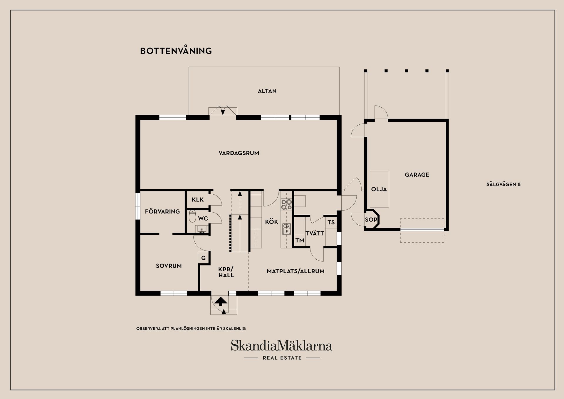 Villa, Sälgvägen 8, Karlstad