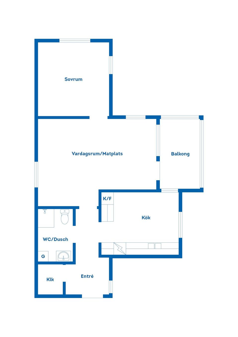 Bostadsrätt, Folkungagatan 2, Centralt, Linköping