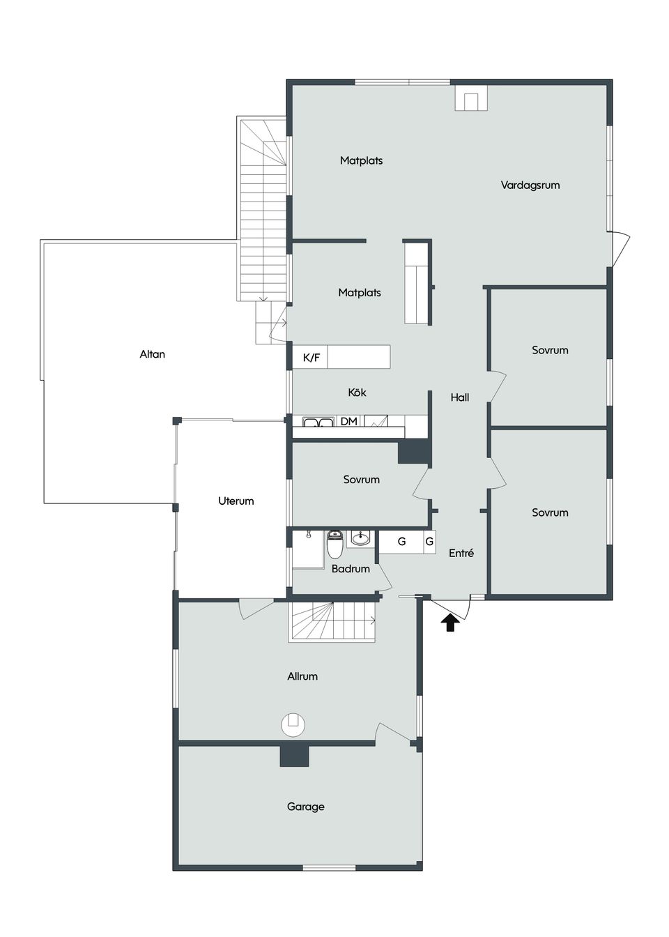 Villa, Hallarödsvägen 9, Vä, Kristianstad