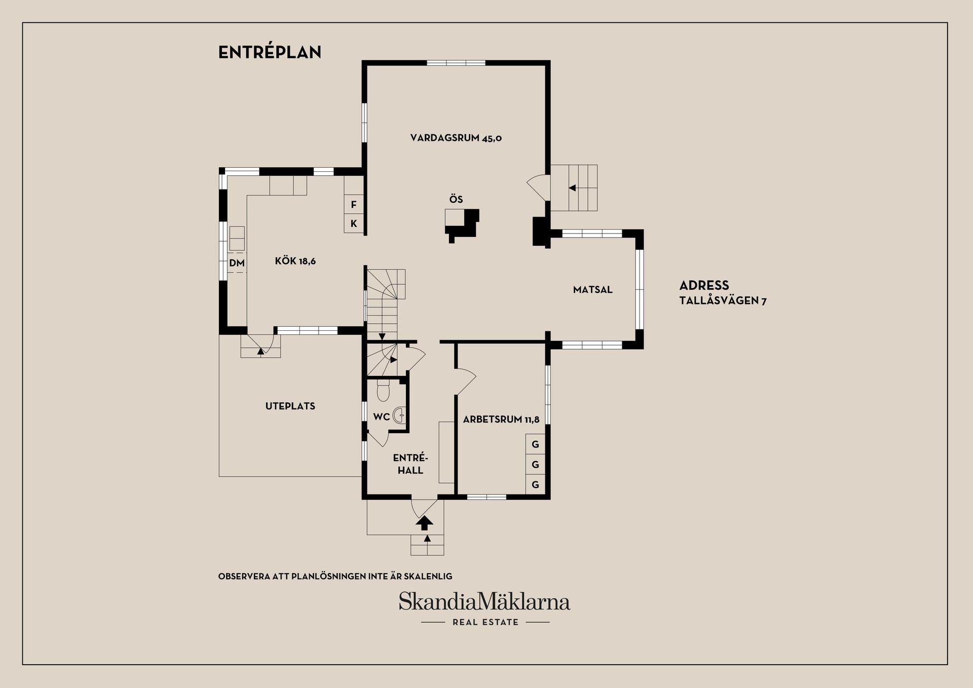 Villa, Tallåsvägen 7, Danderyd