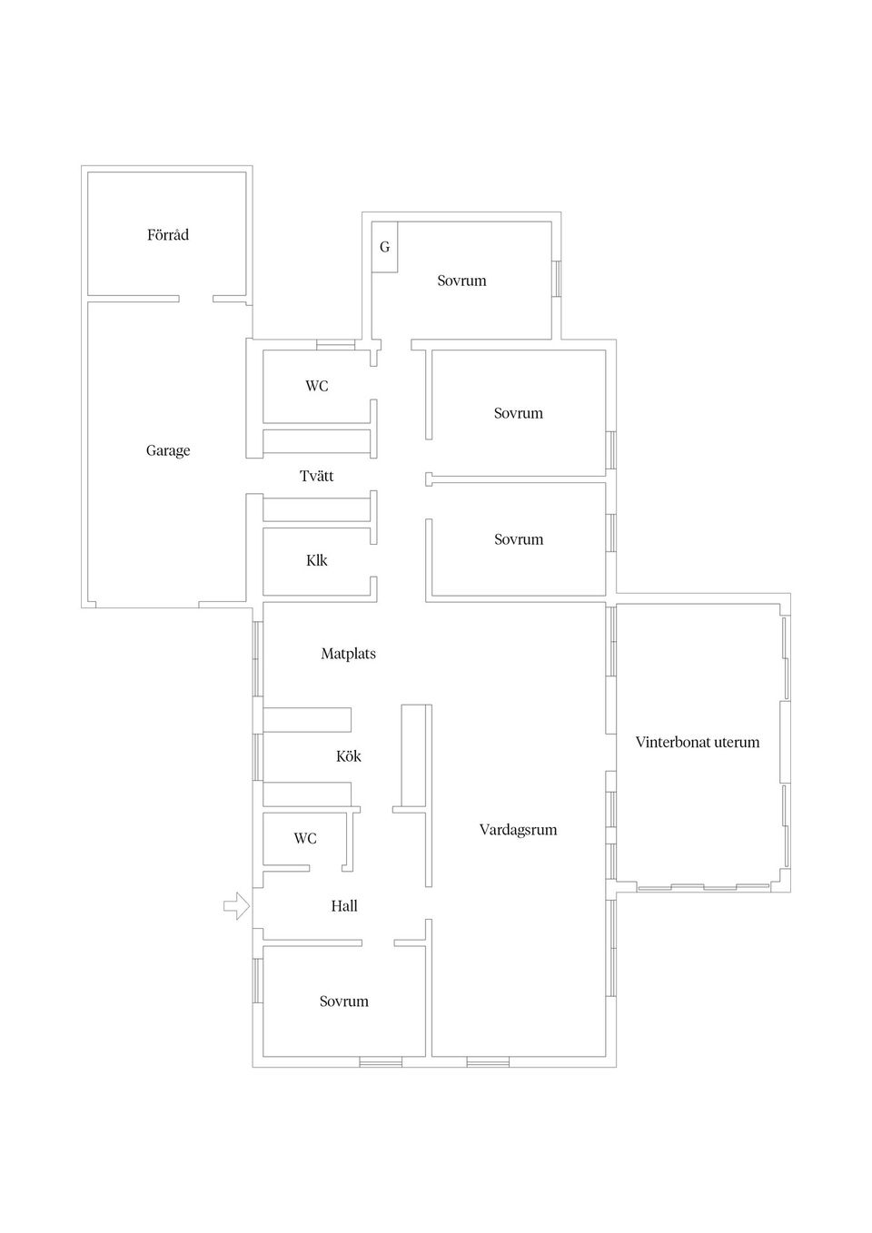Villa, Tranbärsgränd 7, Lindsdal, Kalmar