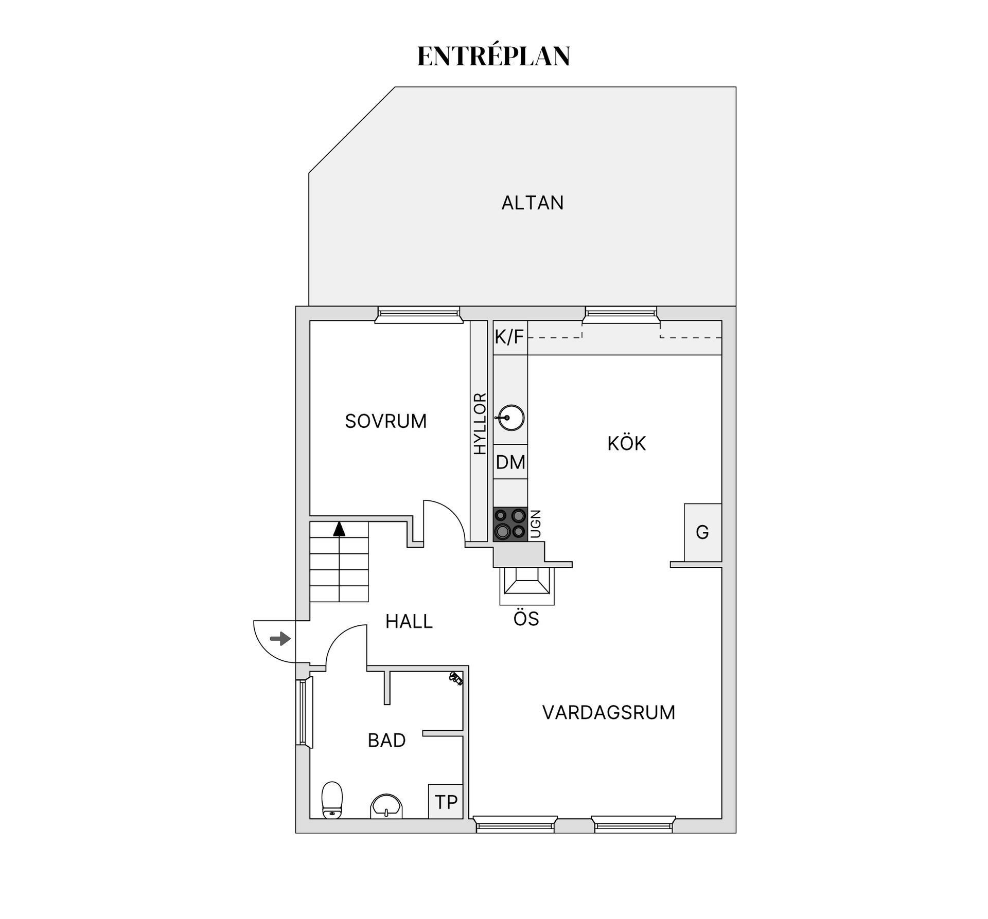 Bostadsrätt, Grindstugatan 10B, Gustavsberg Norra Bruksgatorna, Värmdö