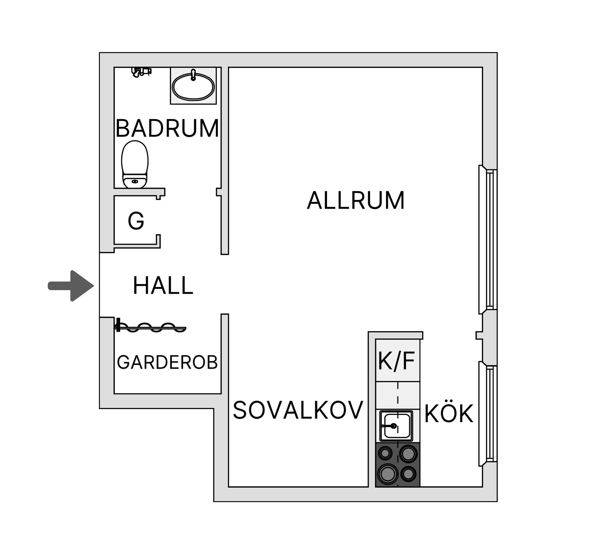 Bostadsrätt, Torekovsgatan 9B, Östra Sorgenfri, Malmö