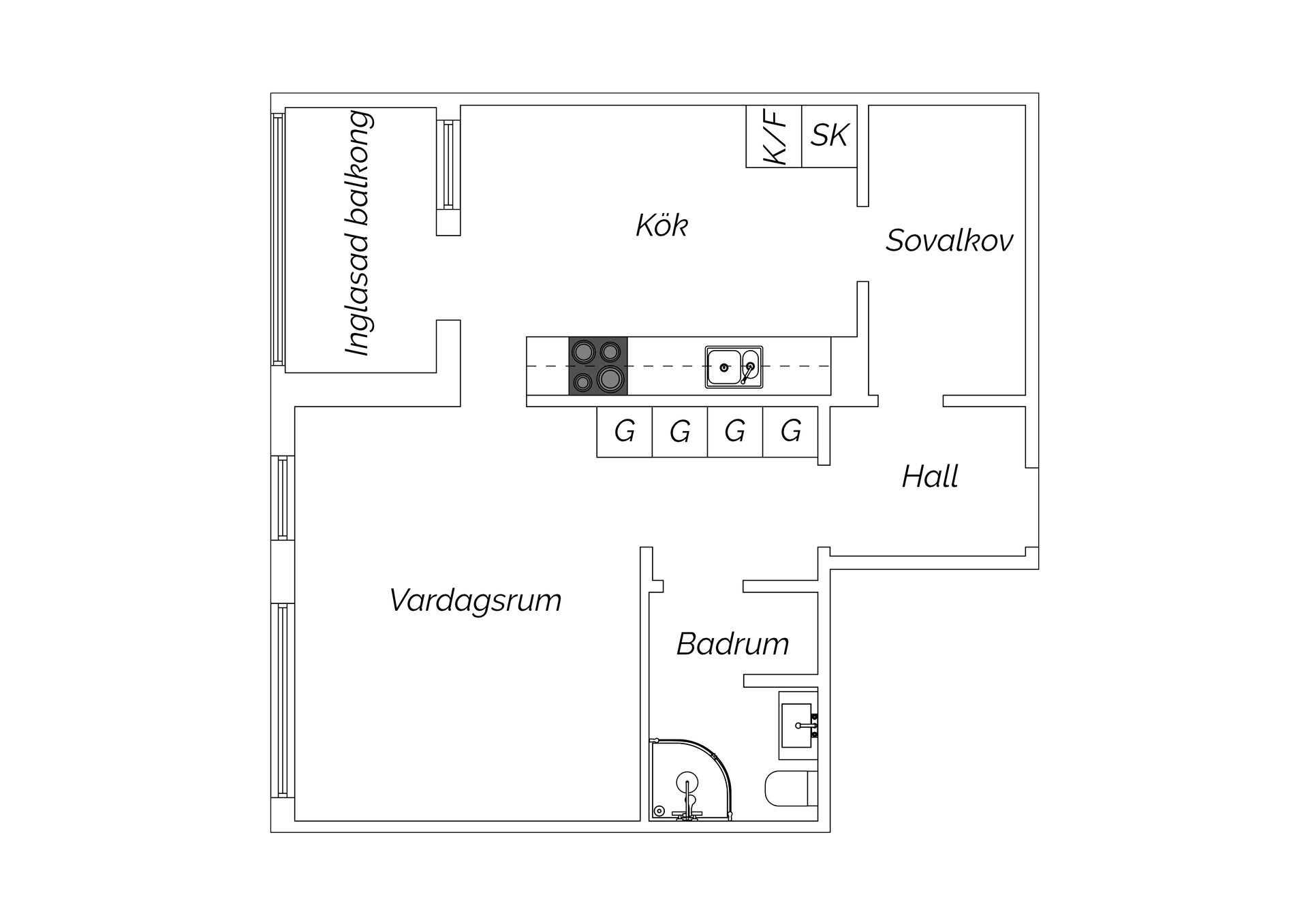 Bostadsrätt, Tallvägen 5B, Bredsand, Sundsvall