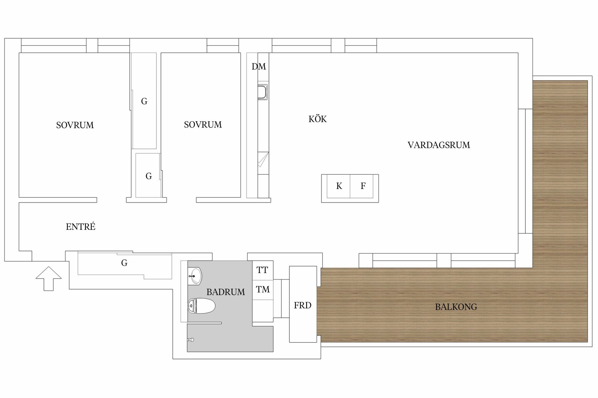 Bostadsrätt, Sommargatan 31, Strandstaden, Lomma