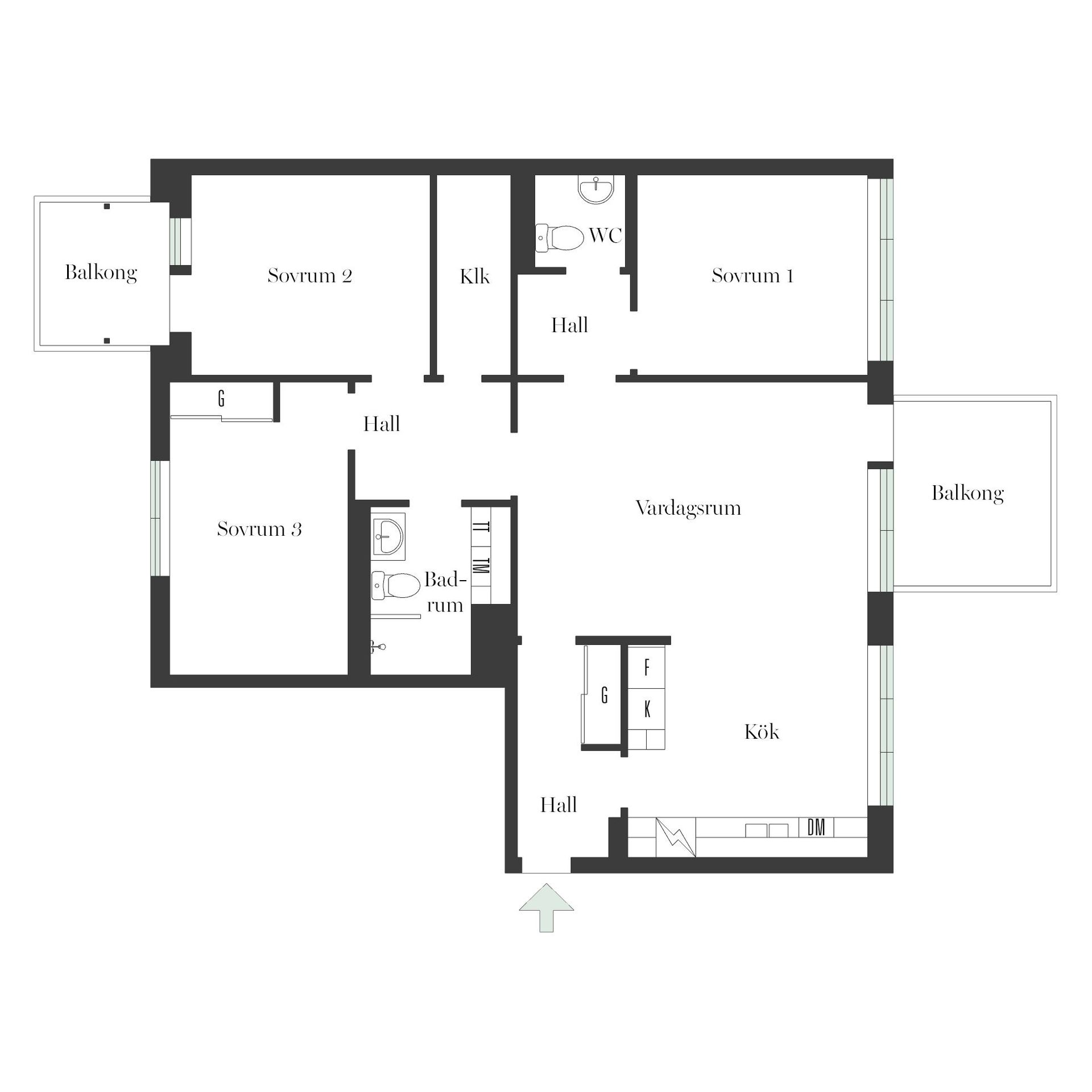 Bostadsrätt, Margreteborgsvägen 23, 4tr, Silverdal, Sollentuna