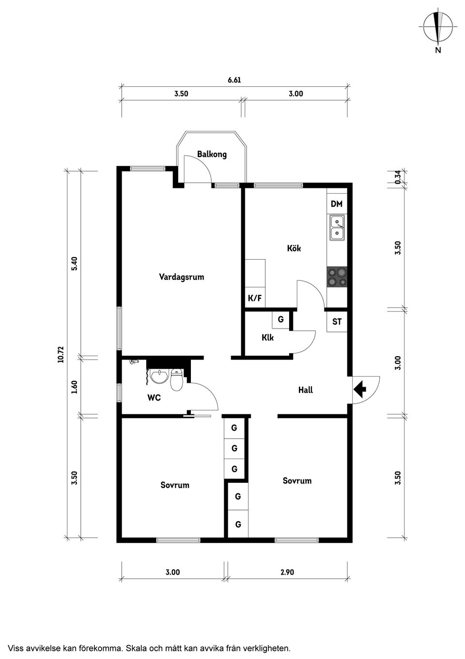 Bostadsrätt, Bangatan 37, Mariero, Vänersborg