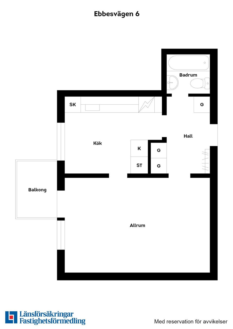 Bostadsrätt, Ebbesvägen 6, Petersberg, Jönköping