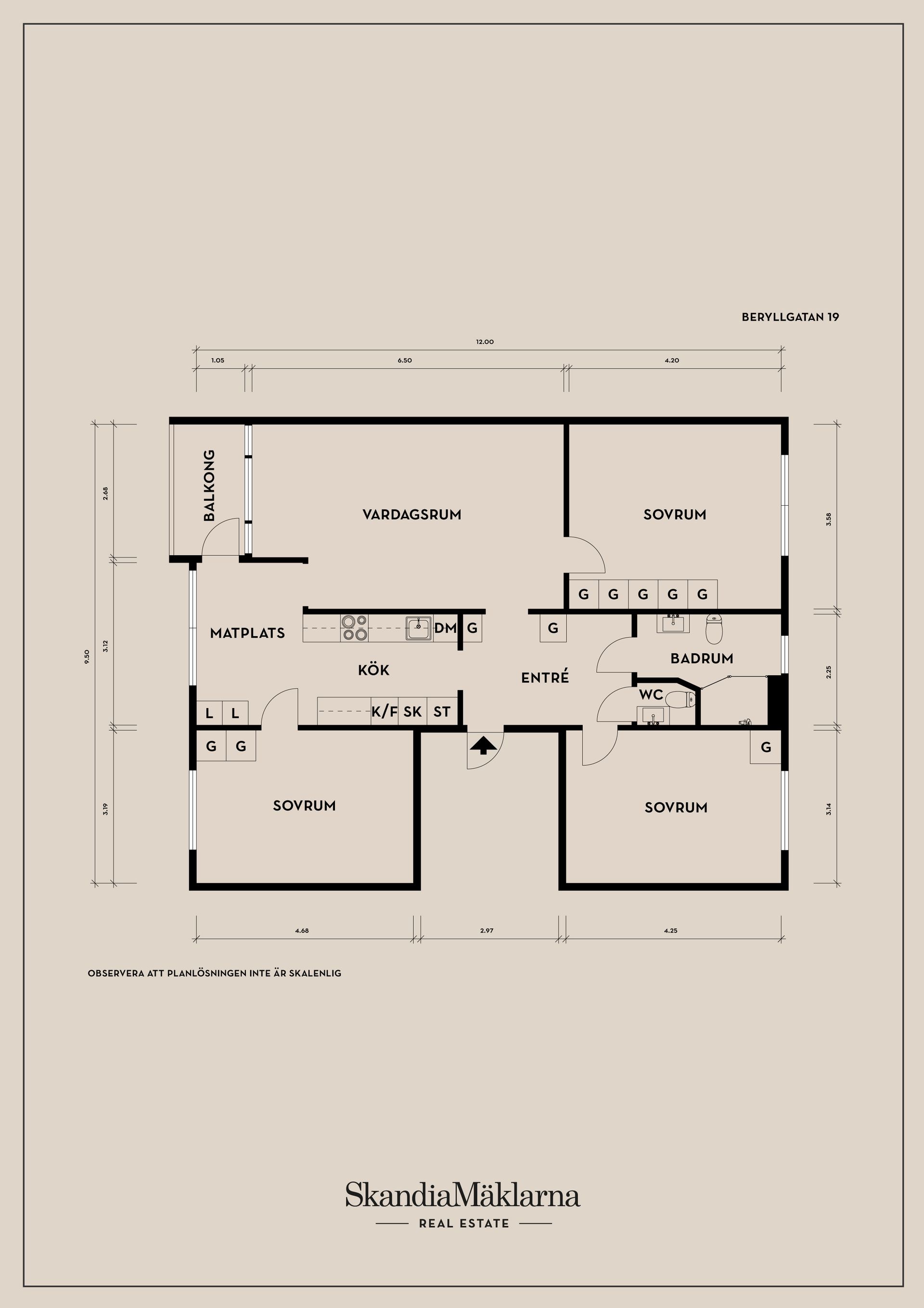 Bostadsrätt, Beryllgatan 19, Tynnered, Göteborg