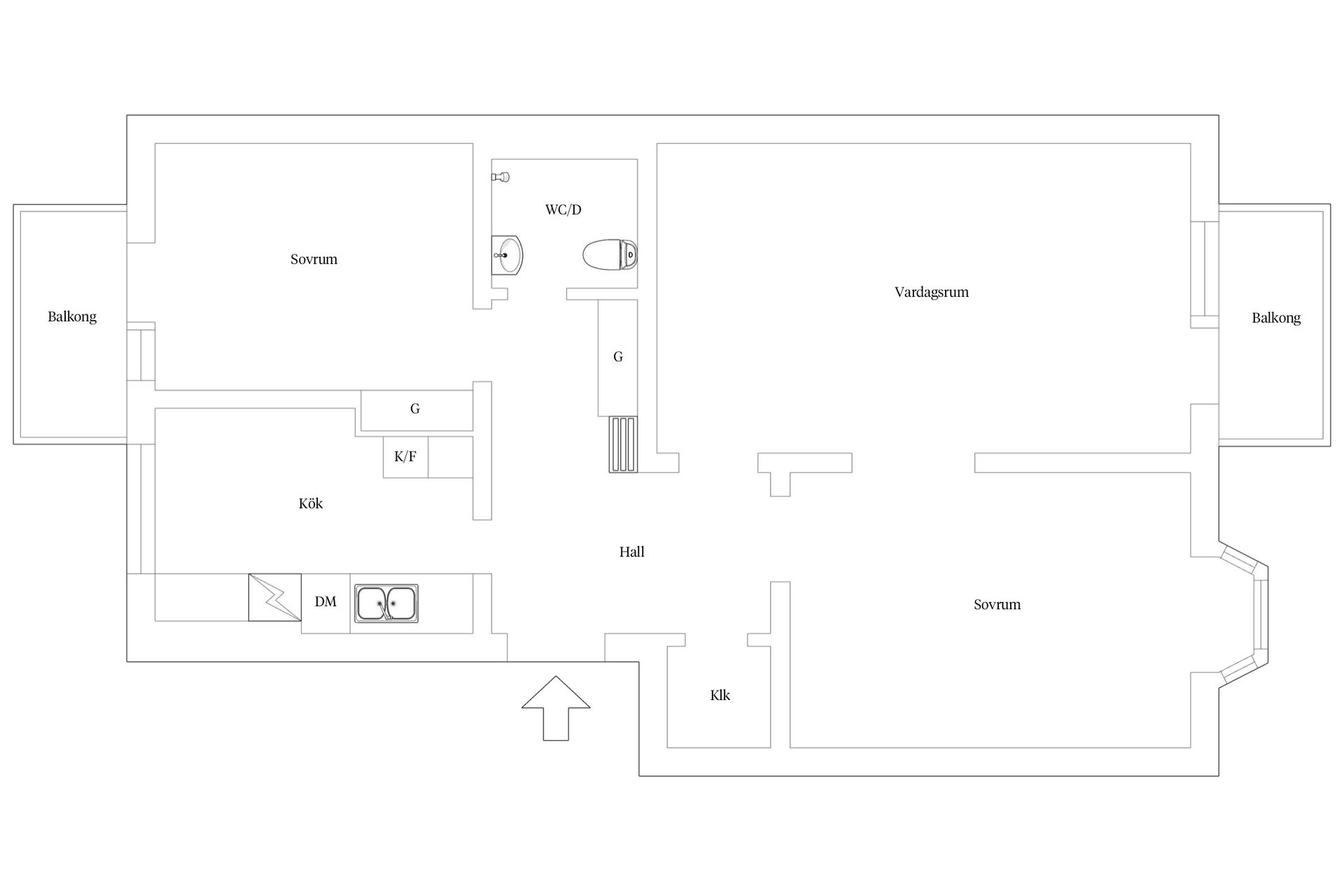 Bostadsrätt, Rallaregatan 2B, Väster, Lund
