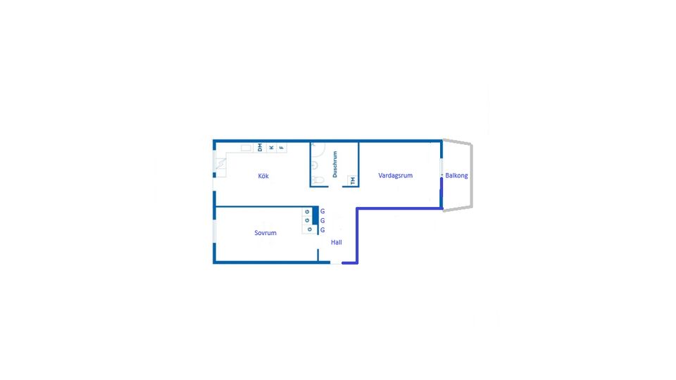 Bostadsrätt, Eleonoragatan  12a, Norr, Eskilstuna