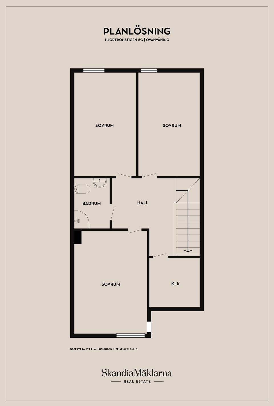 Radhus, Hjortronstigen 6C, Bärområdet, Ystad