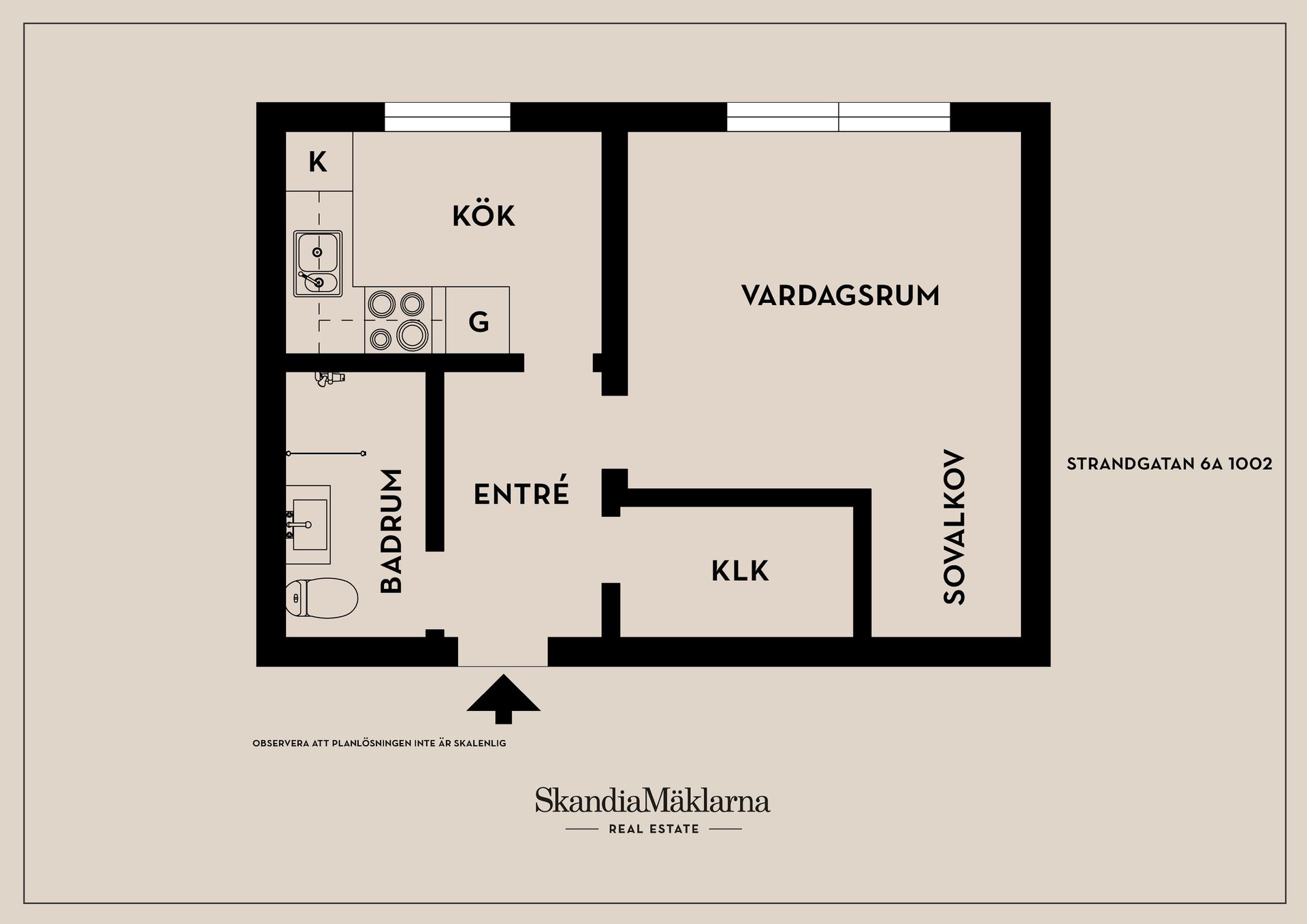 Bostadsrätt, Strandgatan 6A, Grums