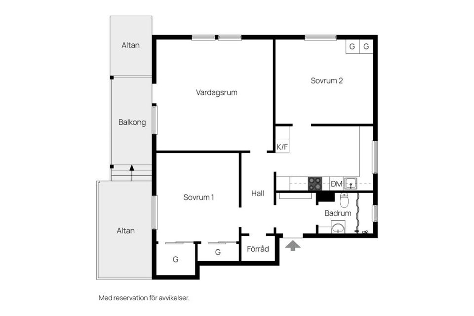 Bostadsrätt, Rebetskygatan 22, Södermalm - Östermalm, Sundsvall