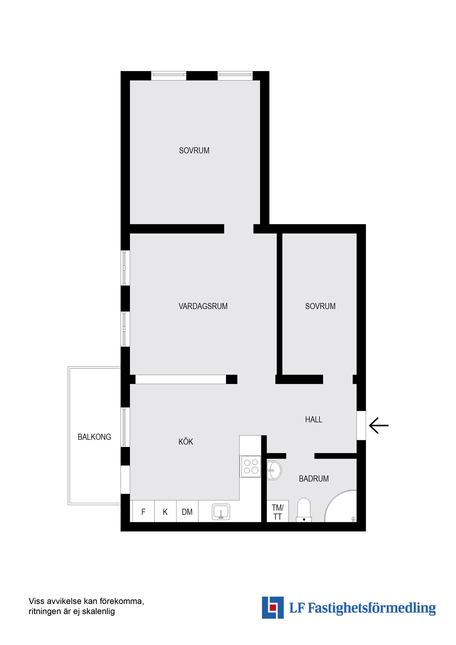 Bostadsrätt, Klockhammarsgränd 2, vån 4 av 4, Hagsätra, Stockholm