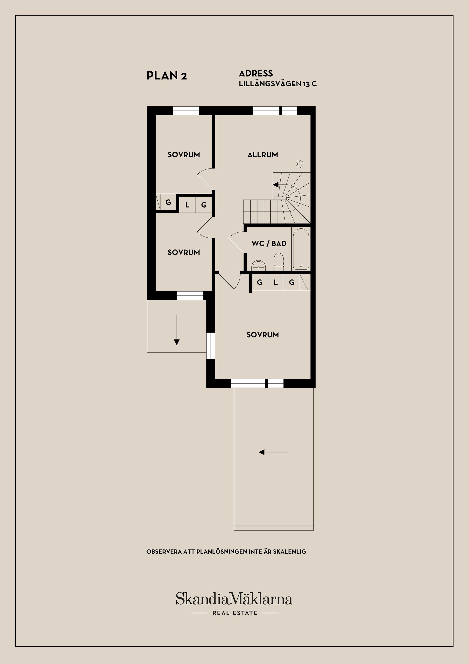 Radhus, Lillängsvägen 13C, Gäddeholm, Västerås