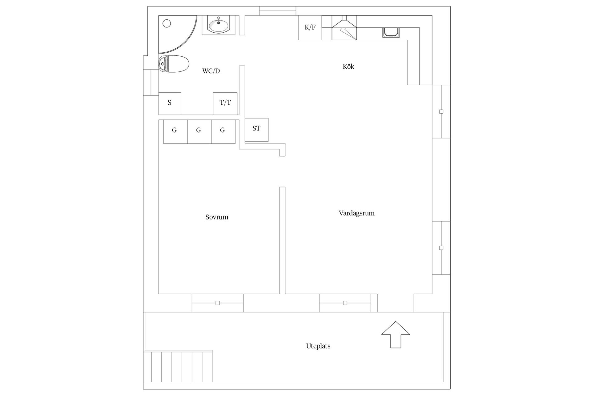 Bostadsrätt, Frejagatan 5B, Växjö