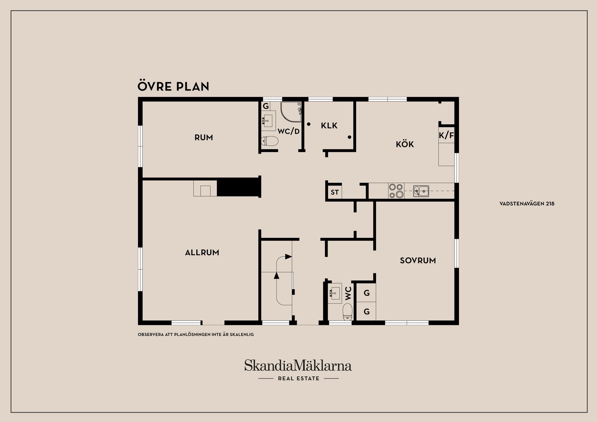 Villa, Vadstenavägen 218, Motala