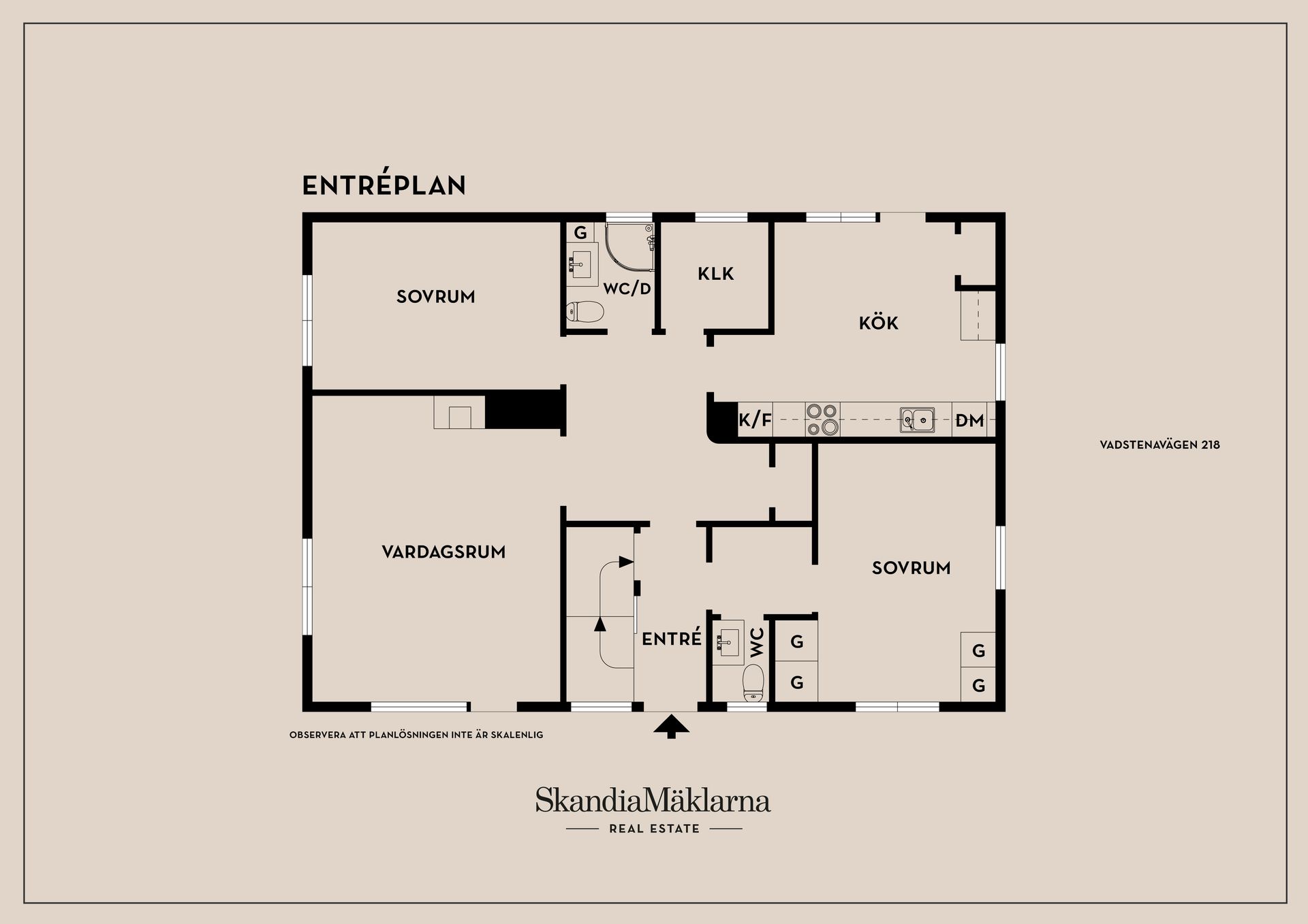 Villa, Vadstenavägen 218, Motala