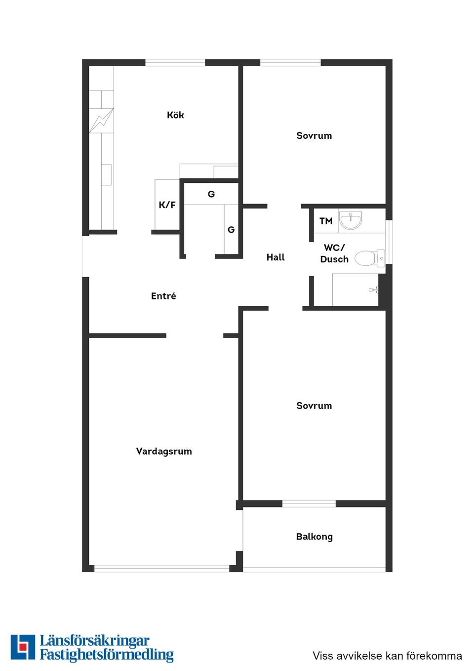 Bostadsrätt, Krutvaktargränd 8, Körfältet, Östersund