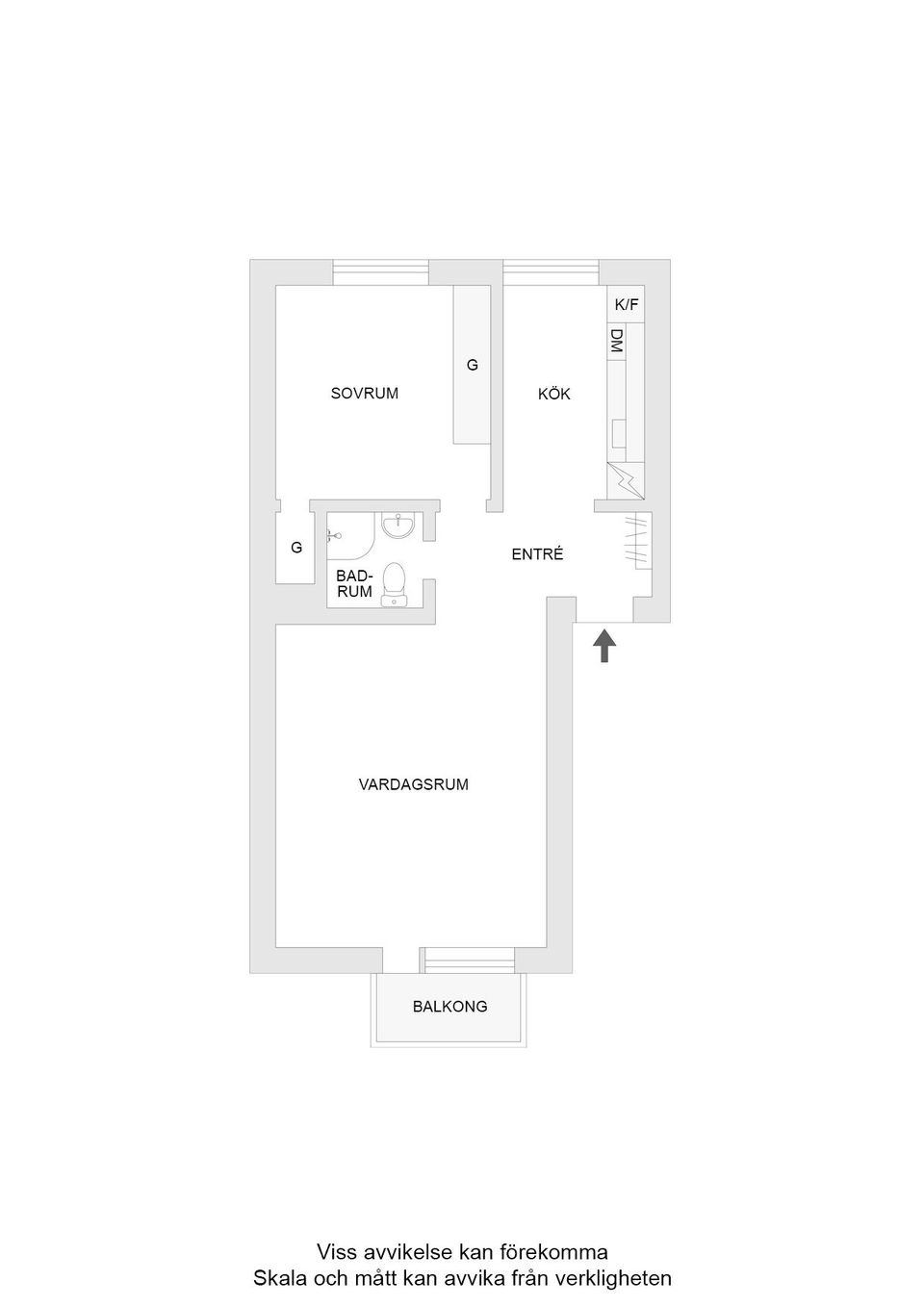 Bostadsrätt, Bomansgatan 18B, Kristiansborg, Västerås