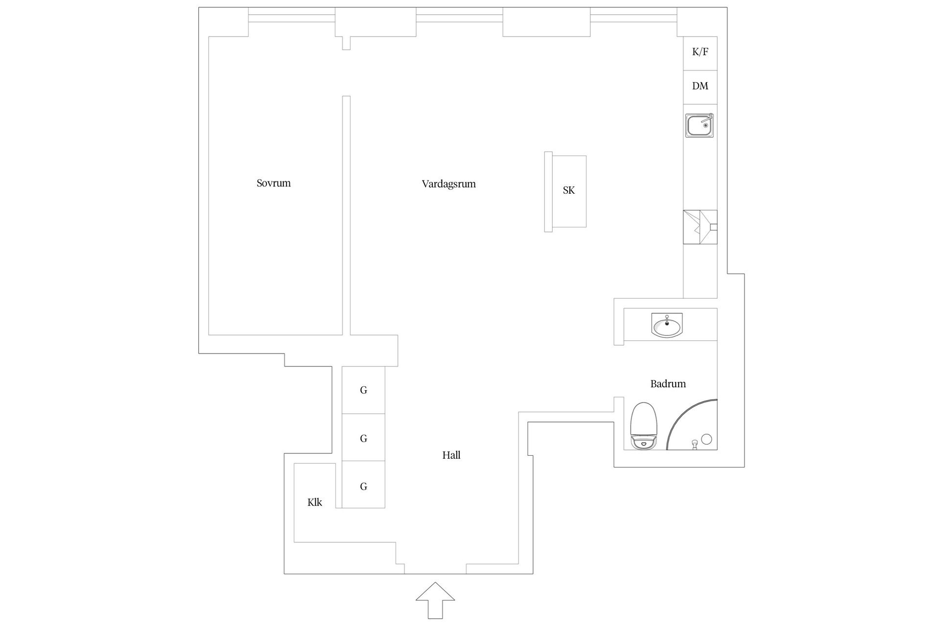 Bostadsrätt, Rosenlundsgatan 20, 4tr, Södermalm Högalid, Stockholm