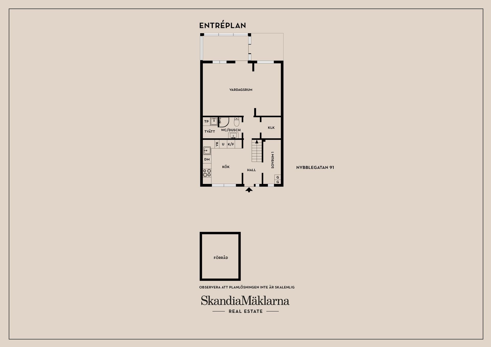 Radhus, Nybblegatan 91, Vikingstad, Linköping