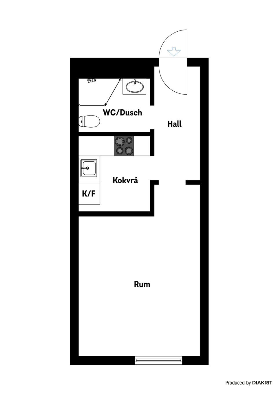 Bostadsrätt, Rosenkällavägen 32D, Fågelbo, Nyköping