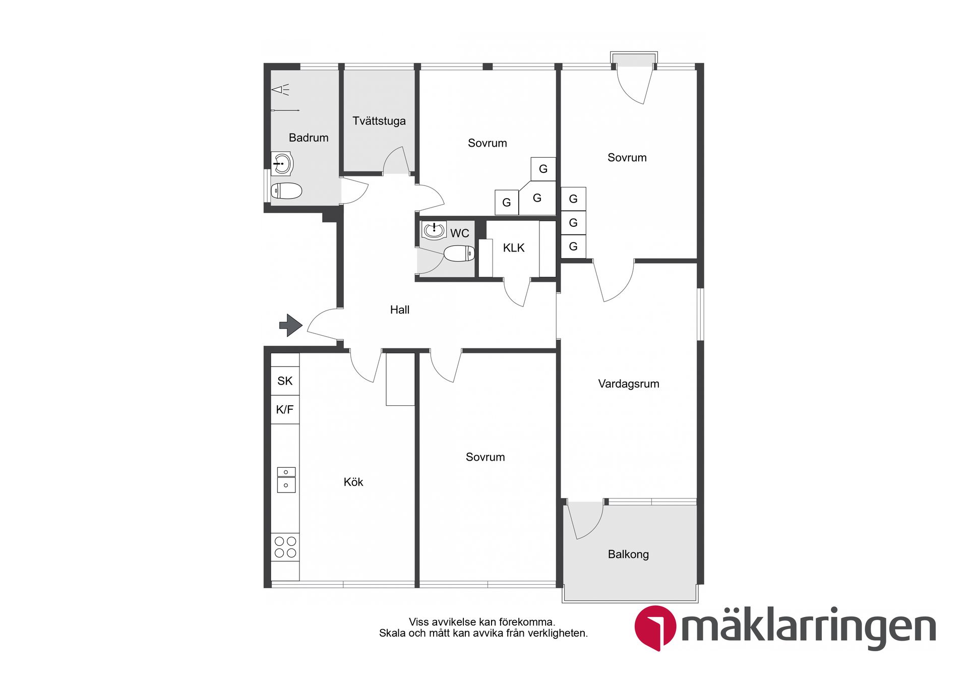 Bostadsrätt, Vibblabyvägen 30, Jakobsberg, Järfälla