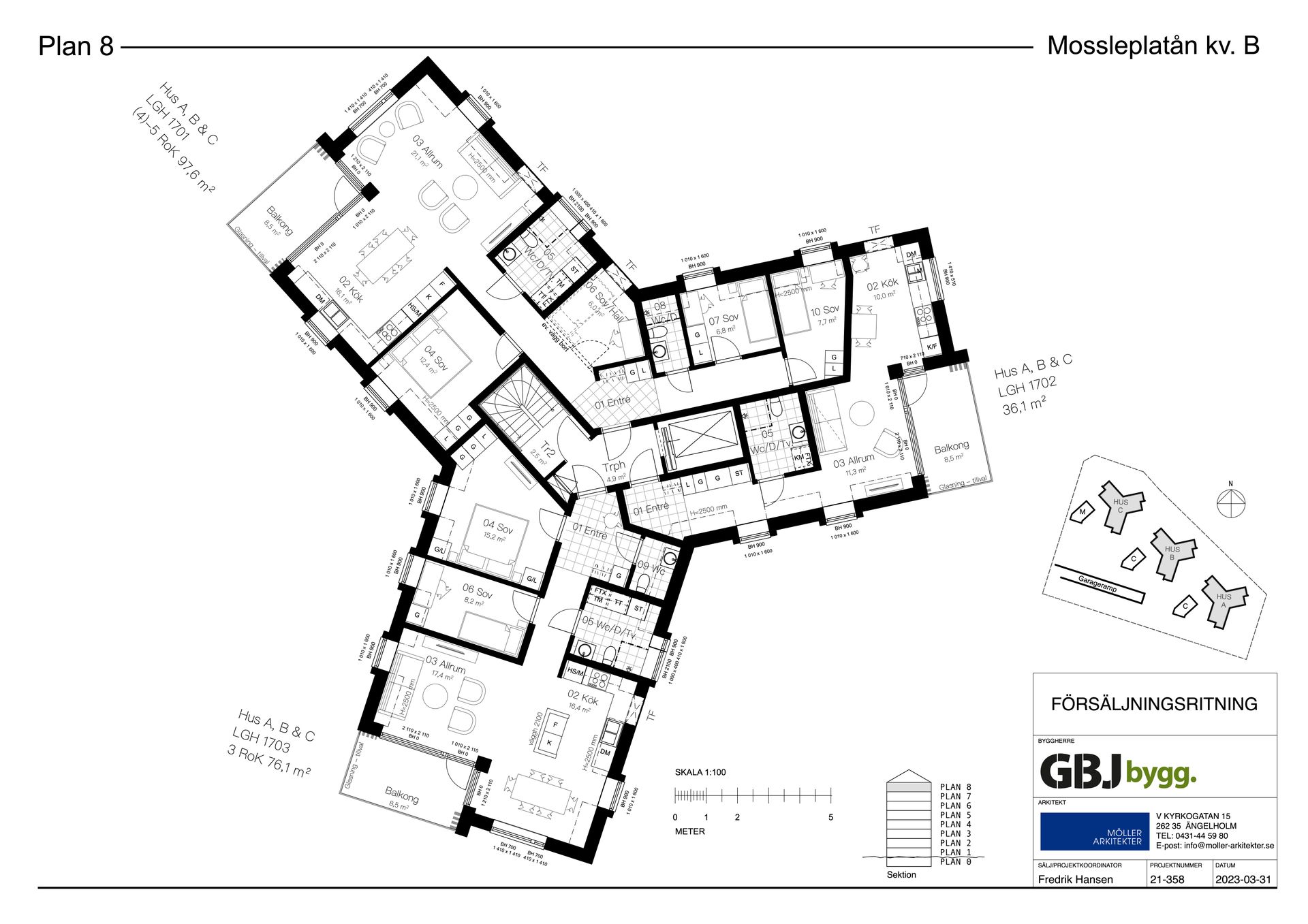 Bostadsrätt, Jordemorsgatan 3, Mossleplatån, Värnamo
