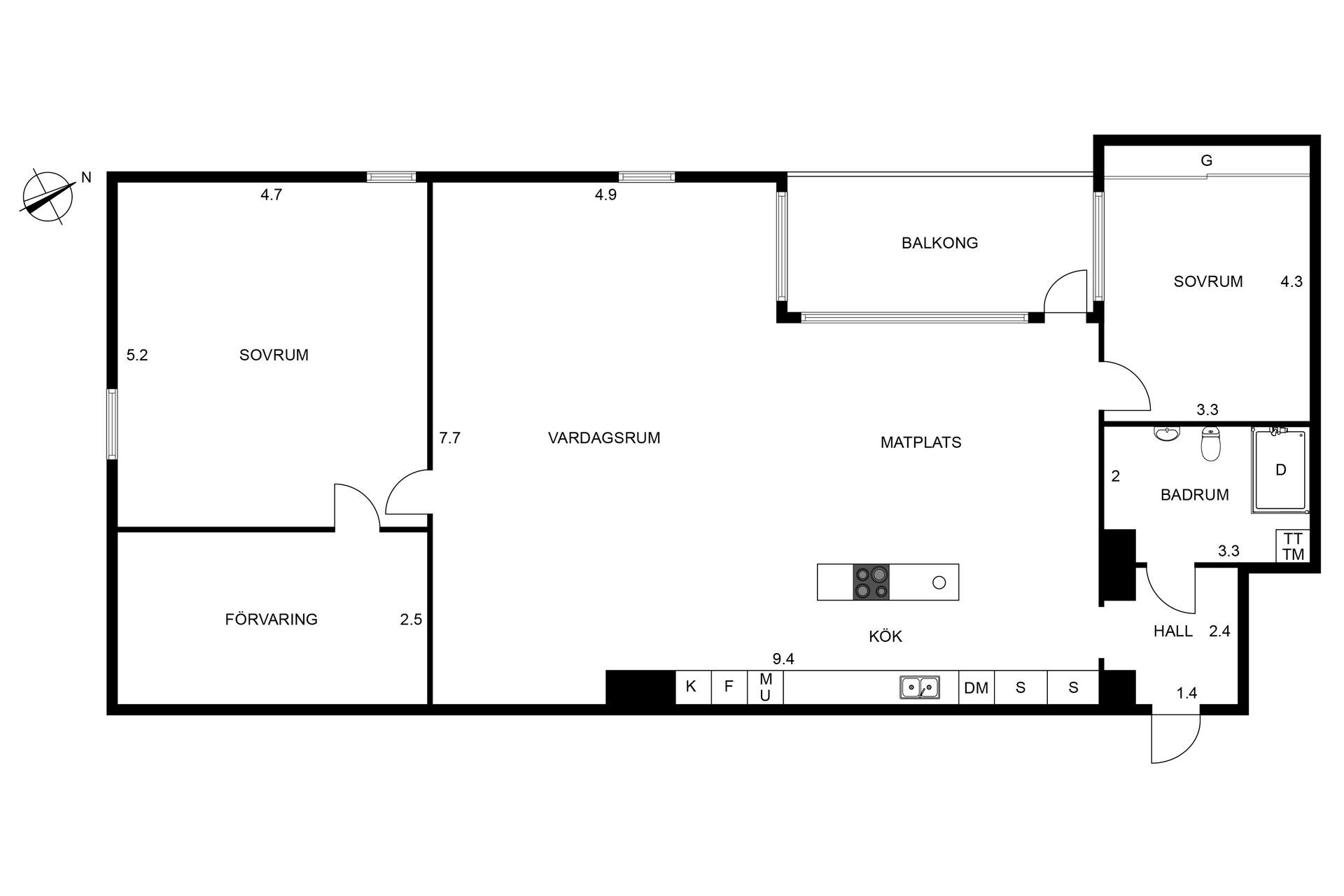 Bostadsrätt, Hamngatan 11, Centralt, Vänersborg