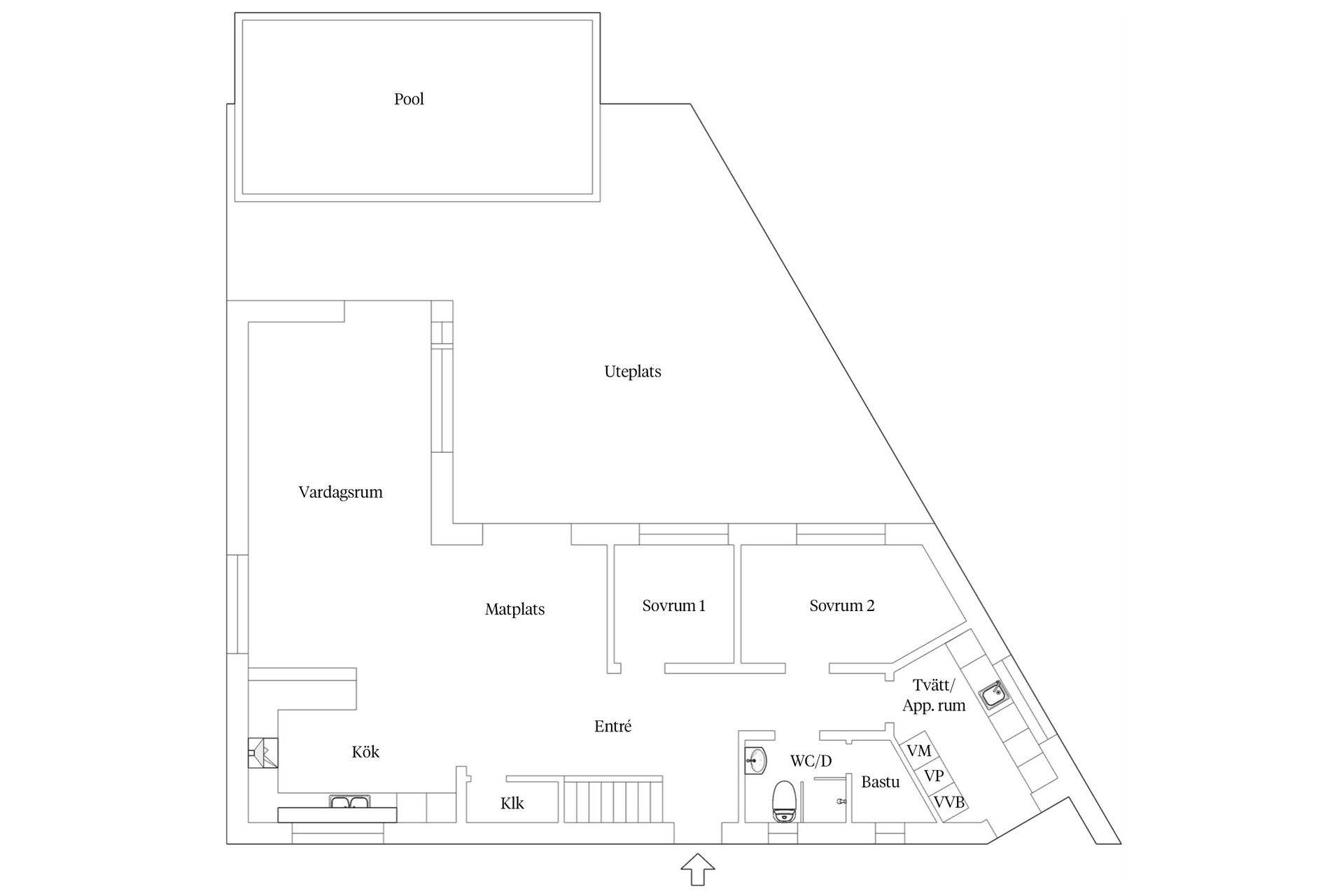 Villa, Bergtoravägen 6, Byle, Täby