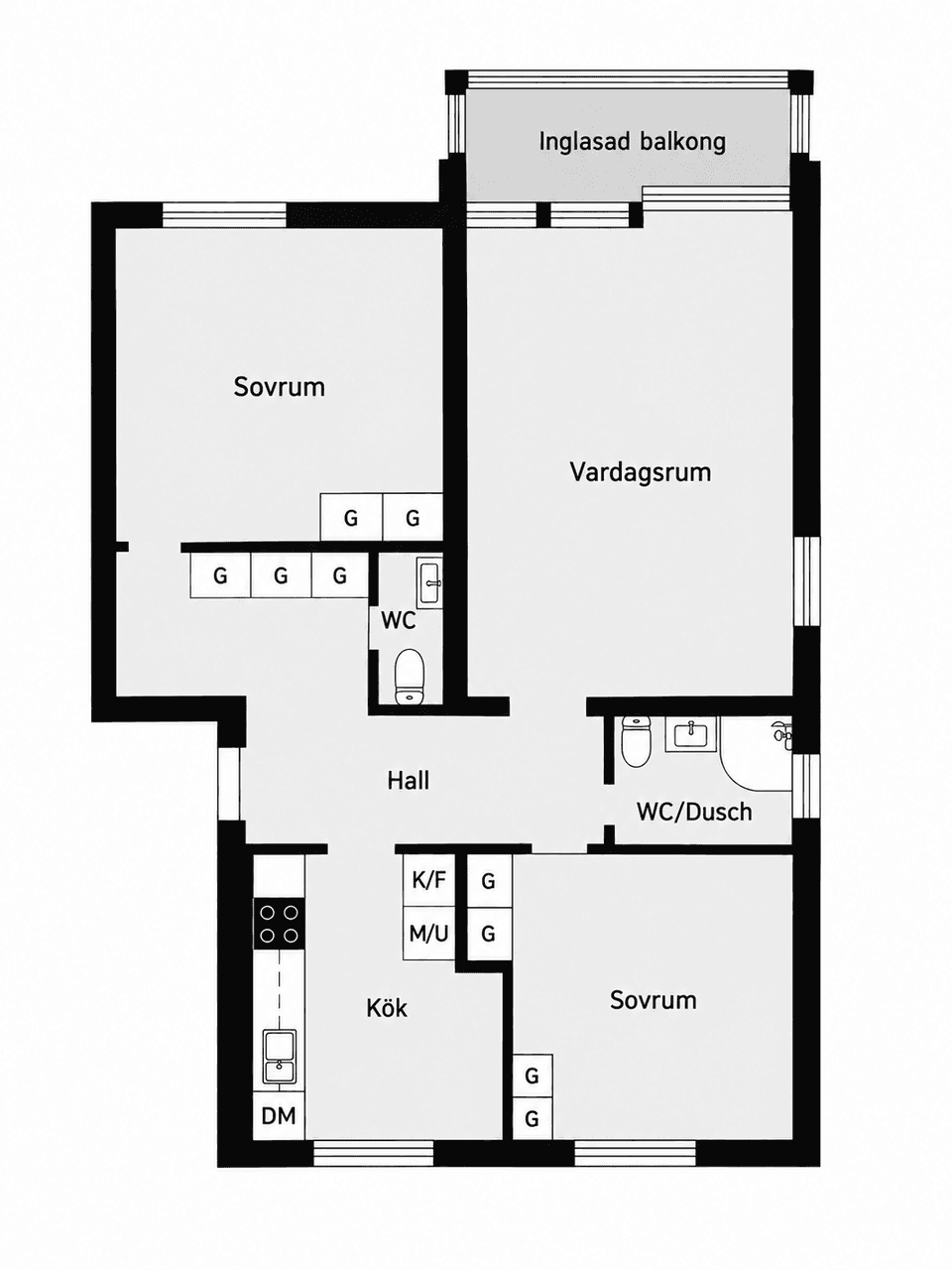 Bostadsrätt, Västeråsvägen 40B, Eskilstuna