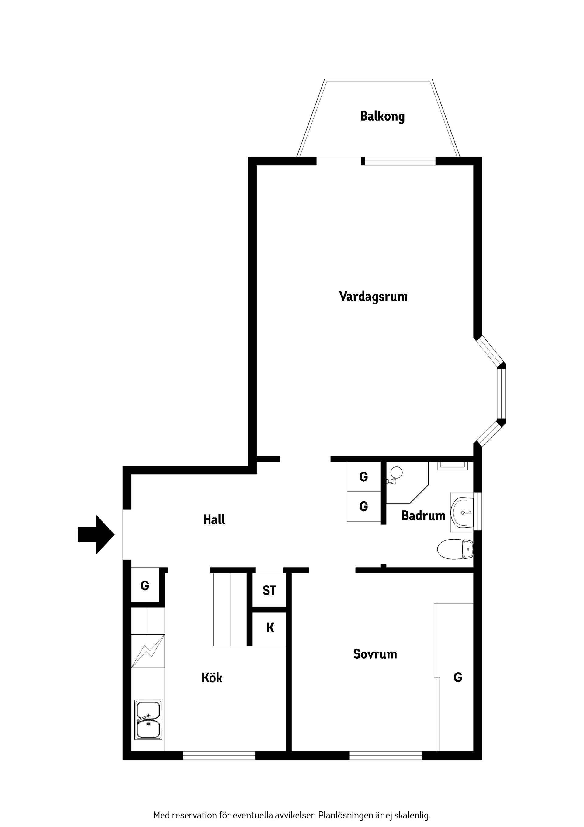 Bostadsrätt, Måsvägen 10A, Väster, Lund