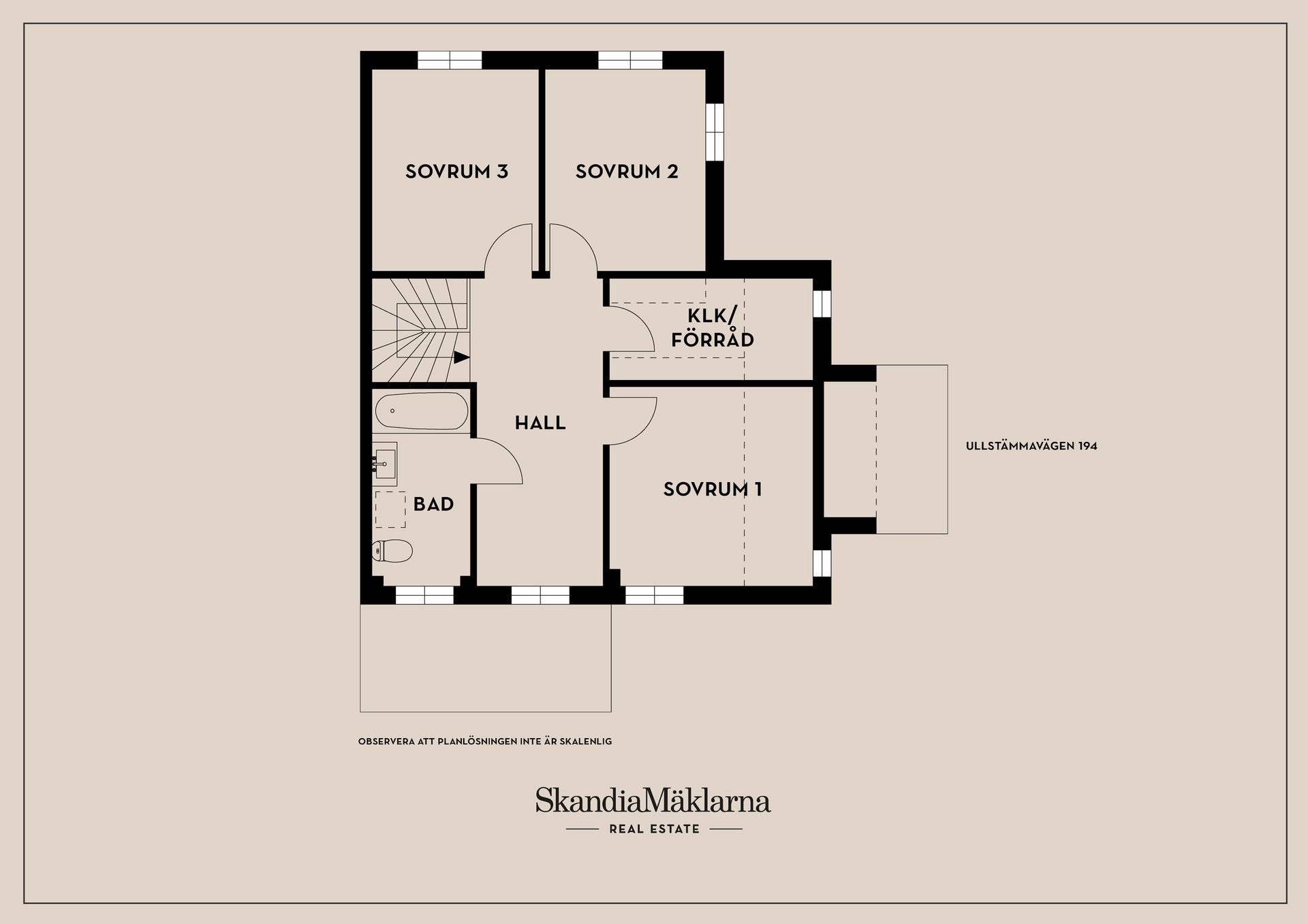 Radhus, Ullstämmavägen 194, Ullstämma, Linköping