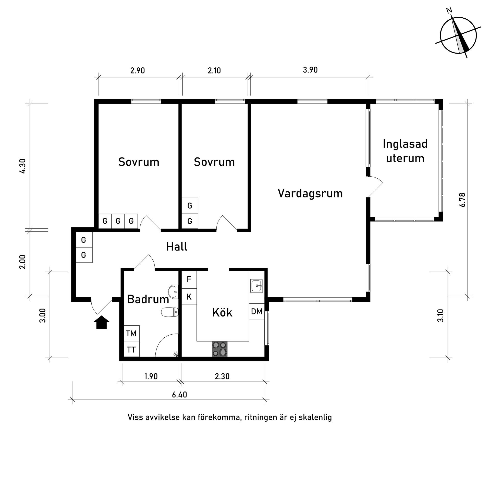 Bostadsrätt, Trädlyckevägen 5, Trädlyckan, Varberg