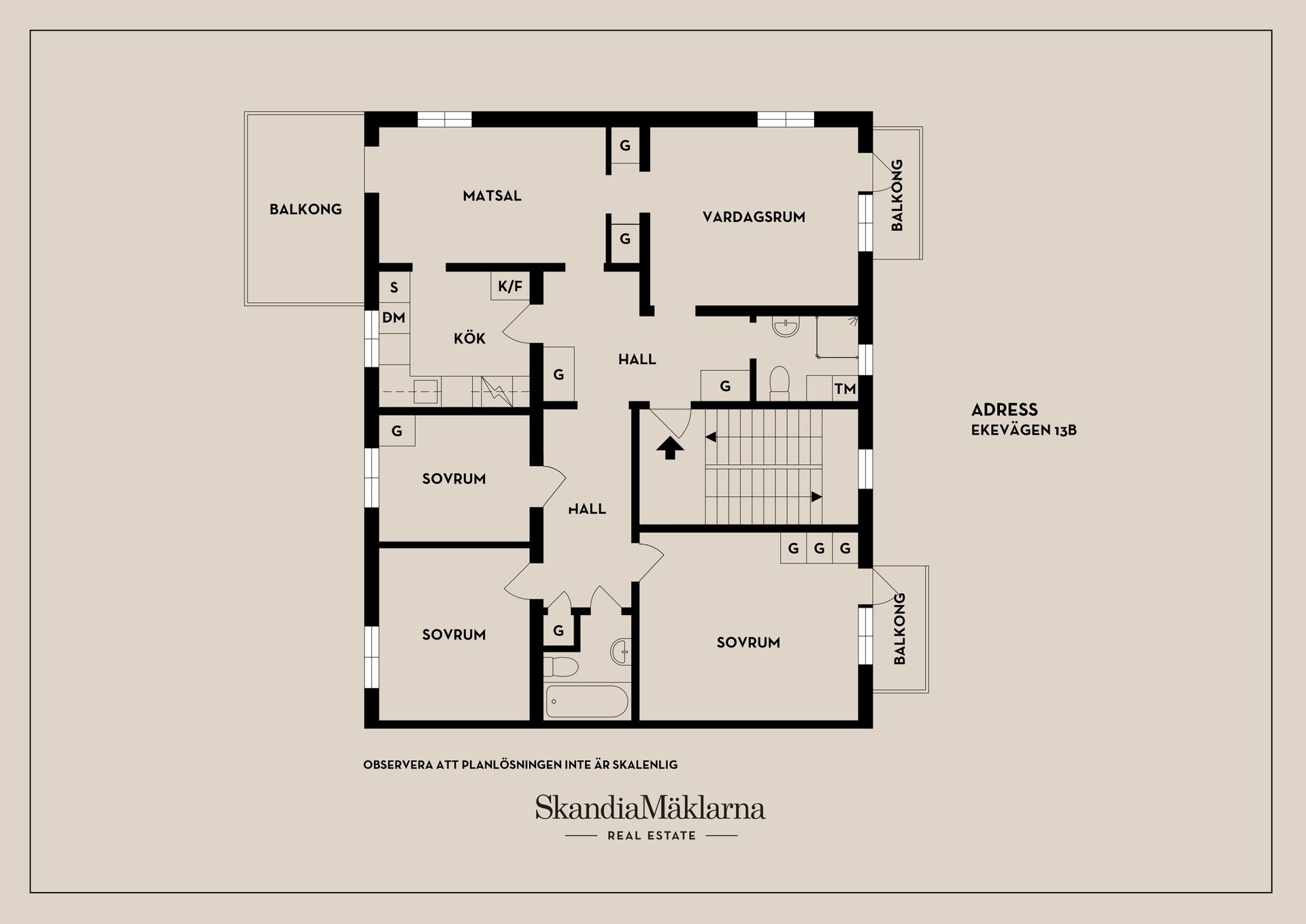 Bostadsrätt, Ekevägen 13B, Skiljebo, Västerås