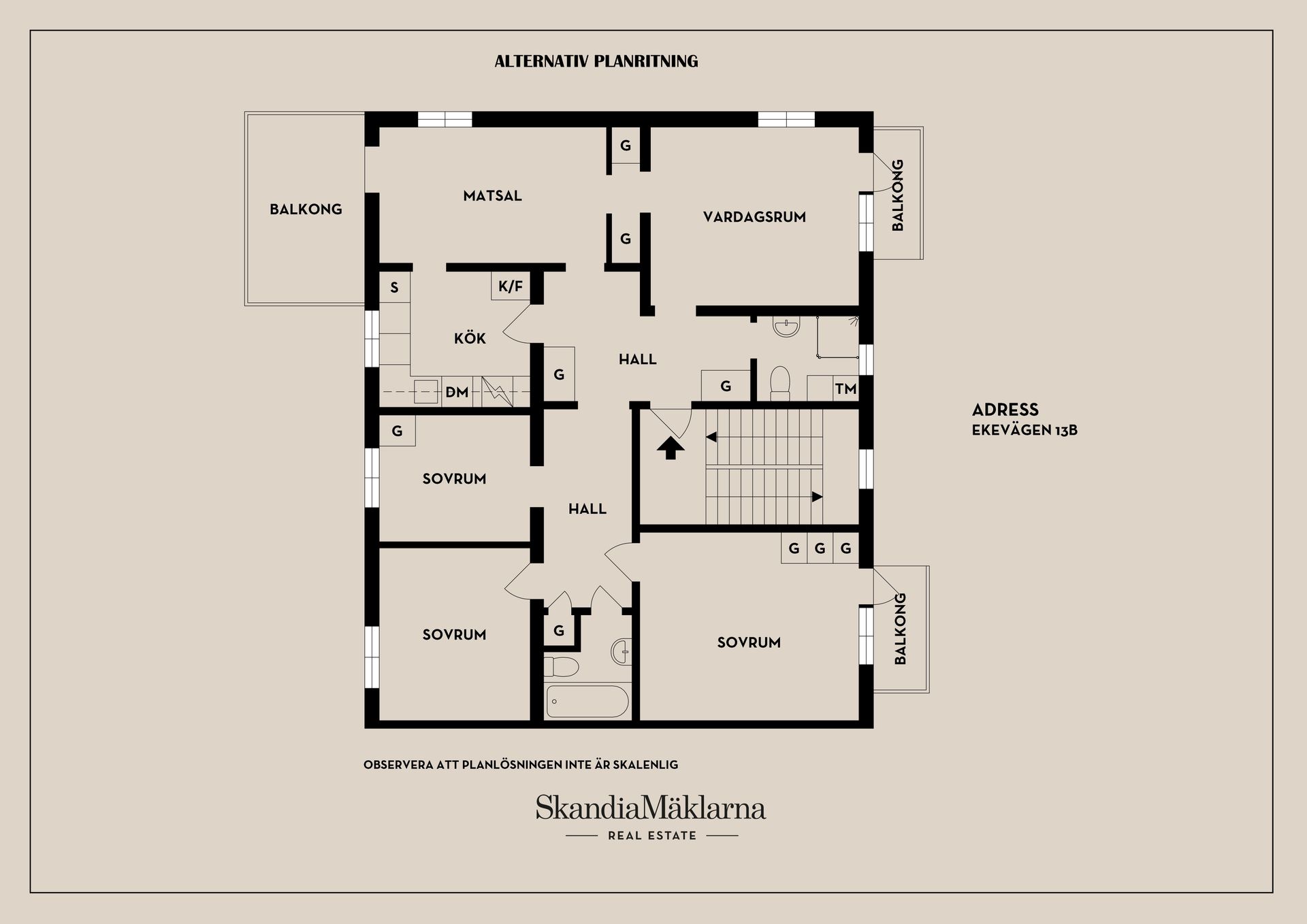 Bostadsrätt, Ekevägen 13B, Skiljebo, Västerås