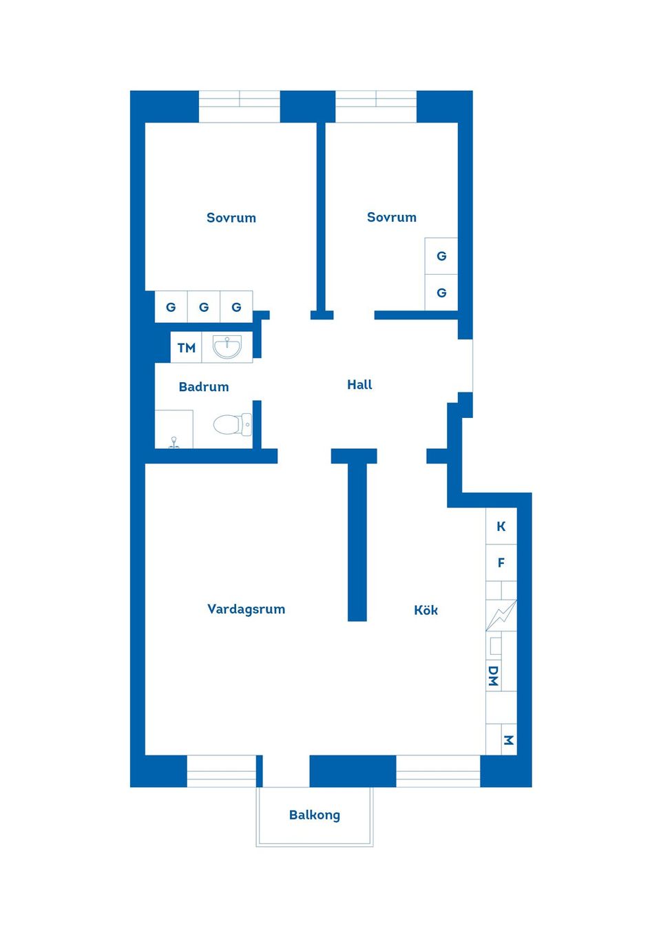 Bostadsrätt, Alamedan 19B, Trossö, Karlskrona