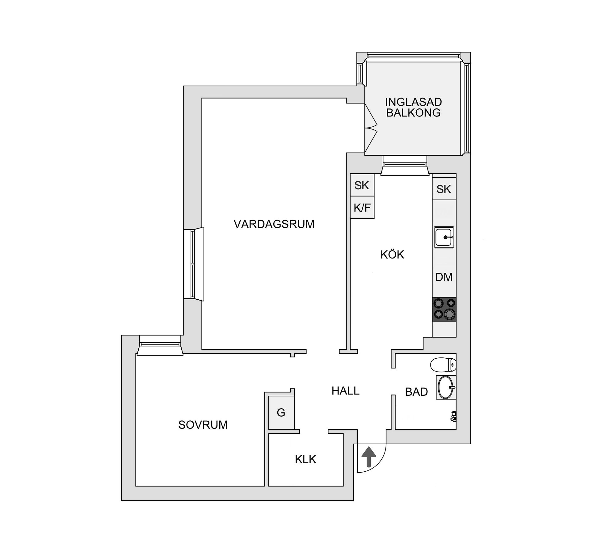 Bostadsrätt, Tåmarksgatan 2, Trandared, Borås